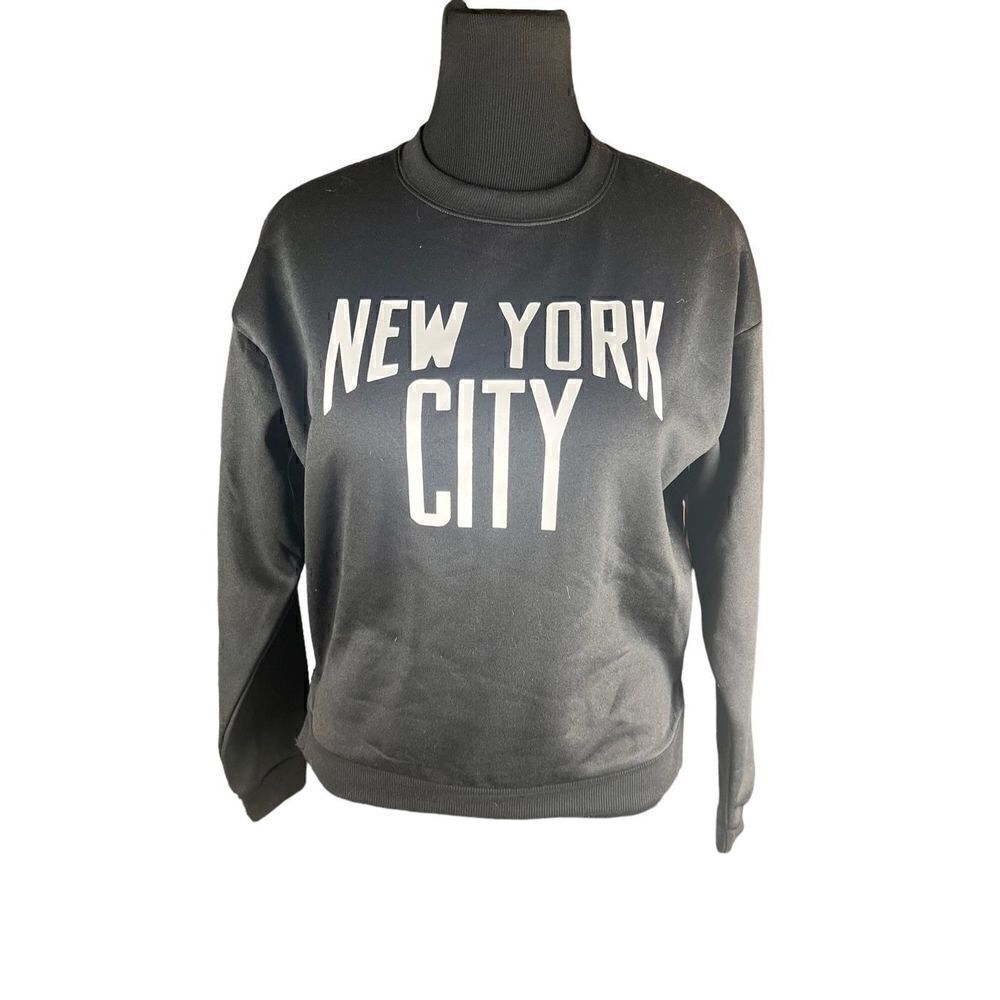 Ardene New York City black long sleeve sweater womans xs